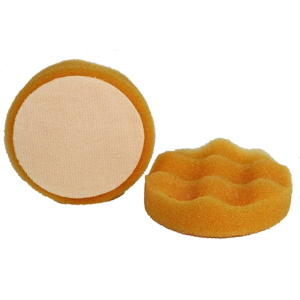 Hti Medium Cut Orange HOOK AND LOOP Waffle Foam - 4" (2/Pk) Pk HB-24FC - main